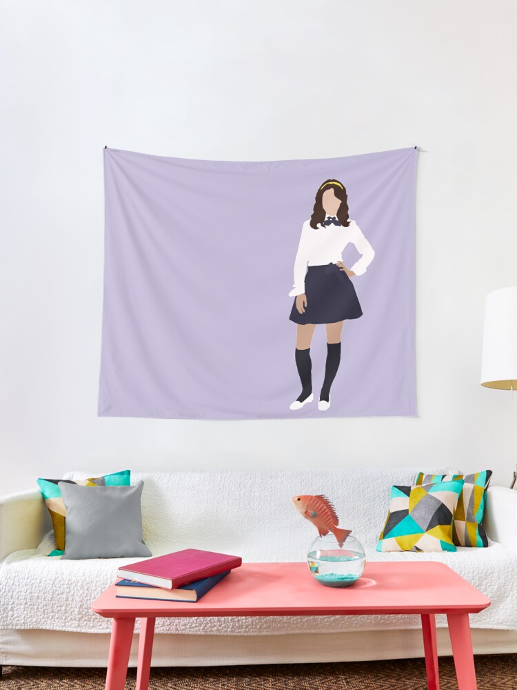 Blair Gossip Girl Constance Uniform Tapestry By Bombalurina Redbubble