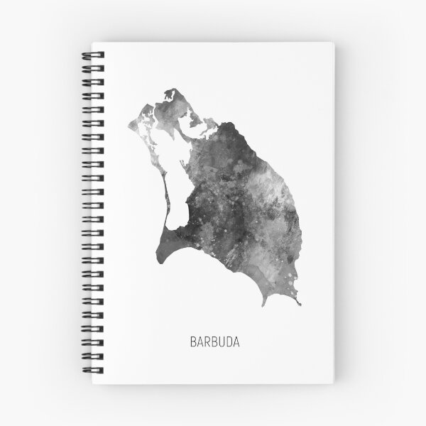 Item preview, Barbuda Watercolor Map designed and sold by ArtPrints.
