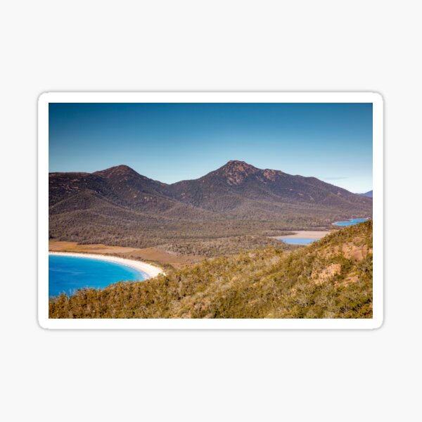 Item preview, Wineglass Bay and mountains Tasmania designed and sold by Martin Berry Photography.