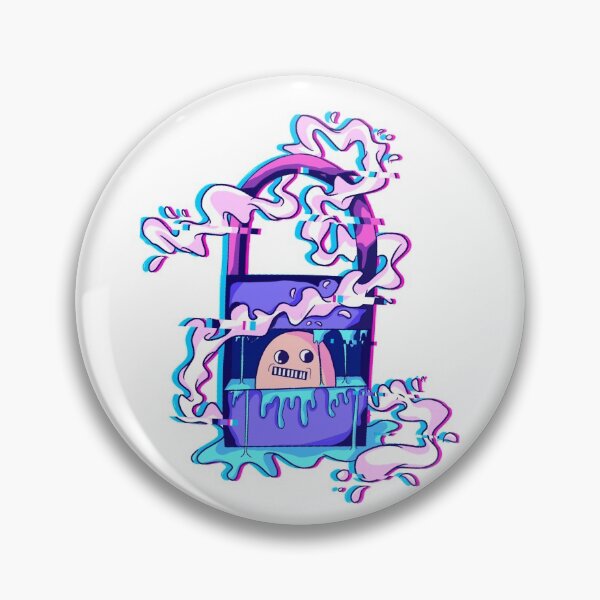 Item preview, Digital lock drawing with glitch effect designed and sold by cadeglitch04.