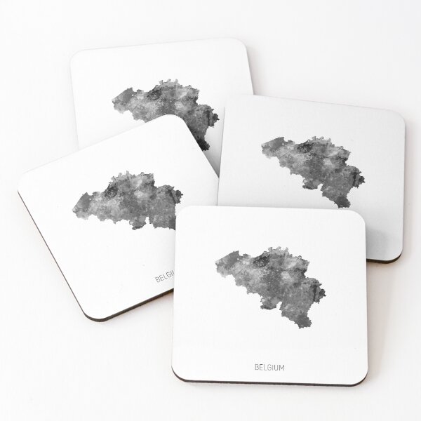 Item preview, Belgium Watercolor Map designed and sold by ArtPrints.
