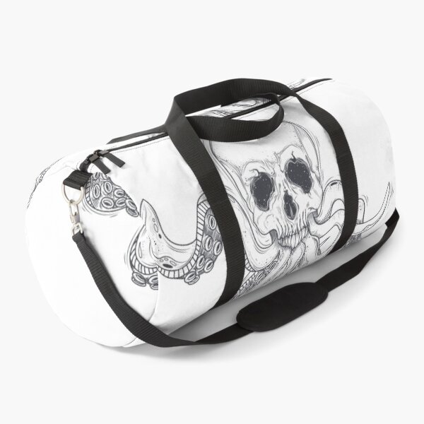 human skull tentacles Duffle Bag