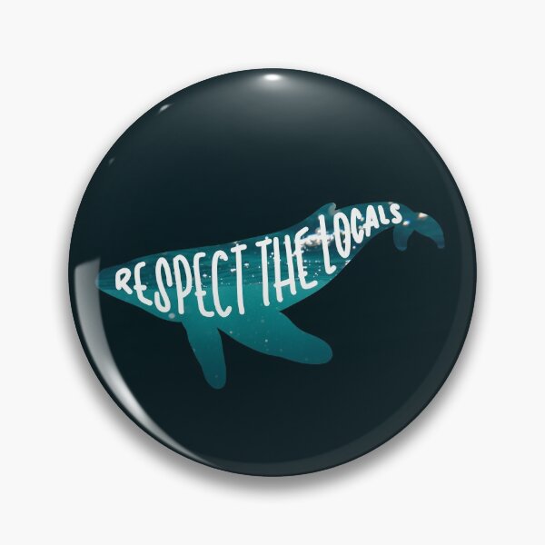 Item preview, Respect The Locals | Whale Silhouette & Ocean Image designed and sold by CarlosAlberto.