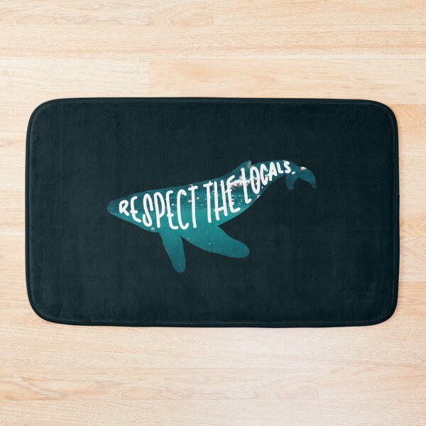 Item preview, Respect The Locals | Whale Silhouette & Ocean Image designed and sold by CarlosAlberto.