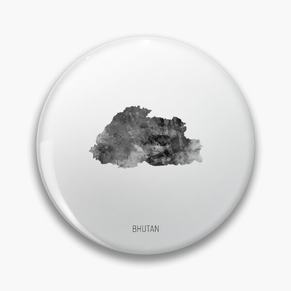 Item preview, Bhutan Watercolor Map designed and sold by ArtPrints.