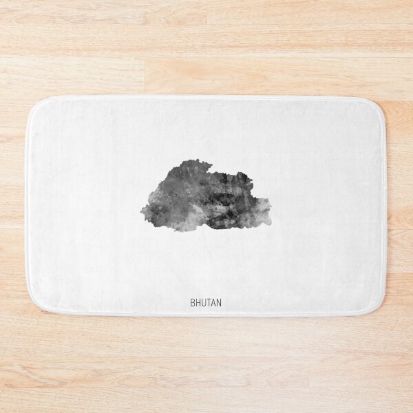 Item preview, Bhutan Watercolor Map designed and sold by ArtPrints.