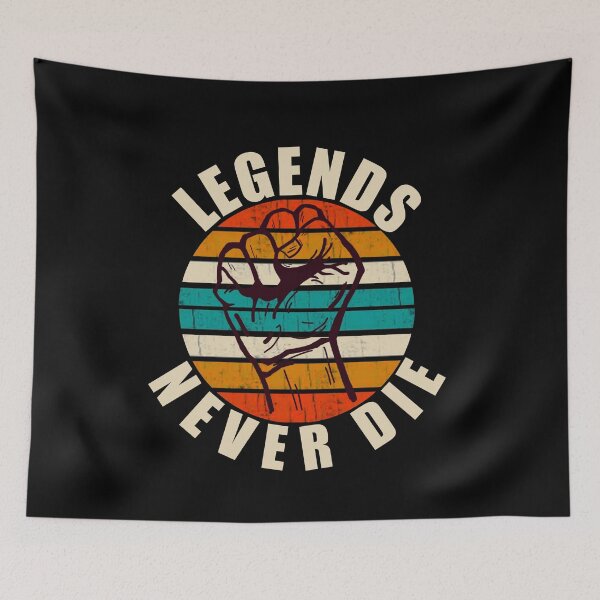 Item preview, legends never die designed and sold by TopDesignArt.