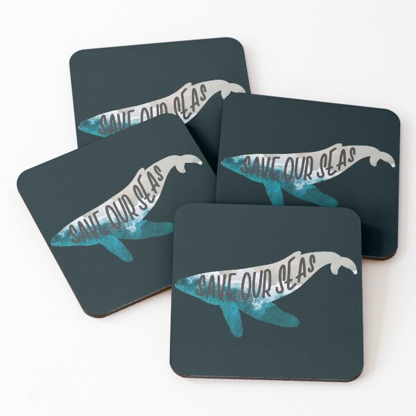 Item preview, Save Our Seas | Whale Silhouette & Beach Image designed and sold by CarlosAlberto.