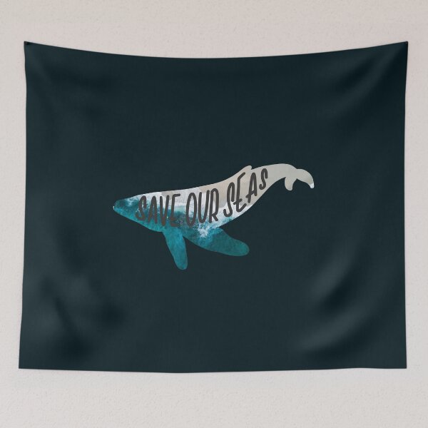 Item preview, Save Our Seas | Whale Silhouette & Beach Image designed and sold by CarlosAlberto.
