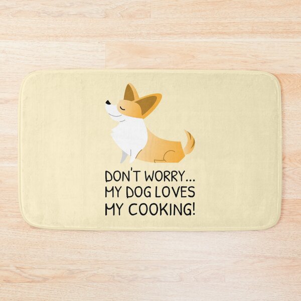 Item preview, Funny Cooking and Dog Meme Adorable Corgi designed and sold by quoteology.
