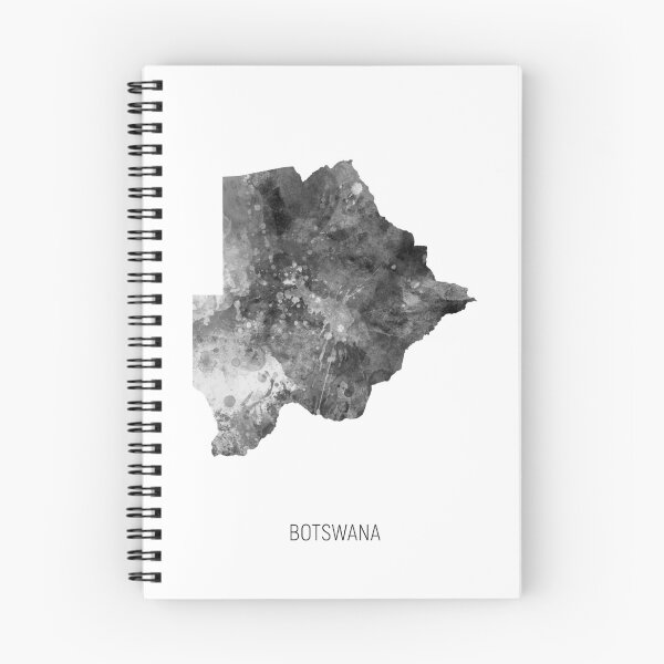 Item preview, Botswana Watercolor Map designed and sold by ArtPrints.