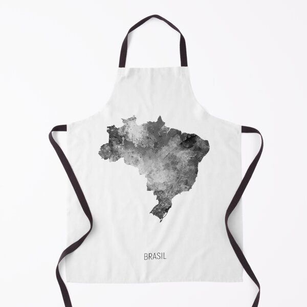 Item preview, Brasil Watercolor Map designed and sold by ArtPrints.