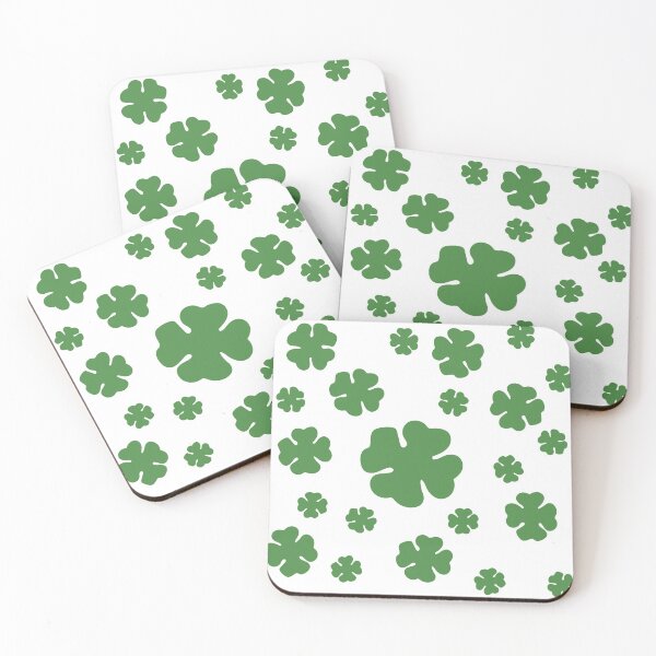 Item preview, Green Clover Leaf Pattern designed and sold by SeeApp.