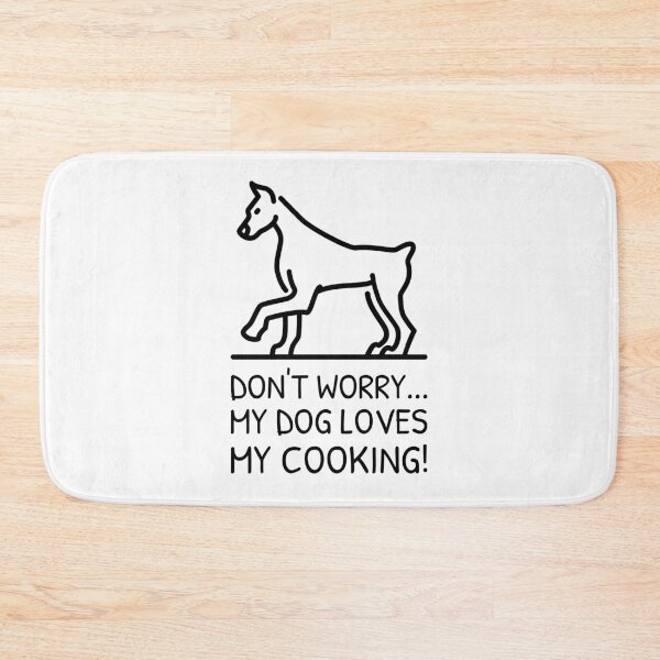 Item preview, Funny Cooking and Dog Meme Black Outline designed and sold by quoteology.