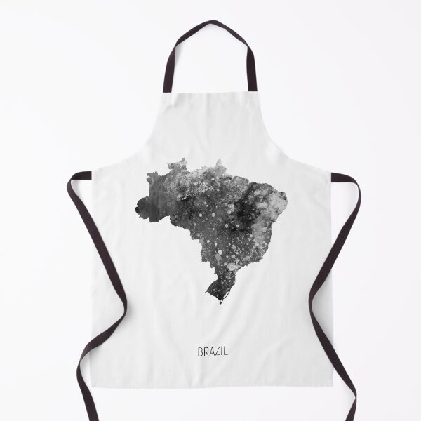 Item preview, Brazil Watercolor Map designed and sold by ArtPrints.