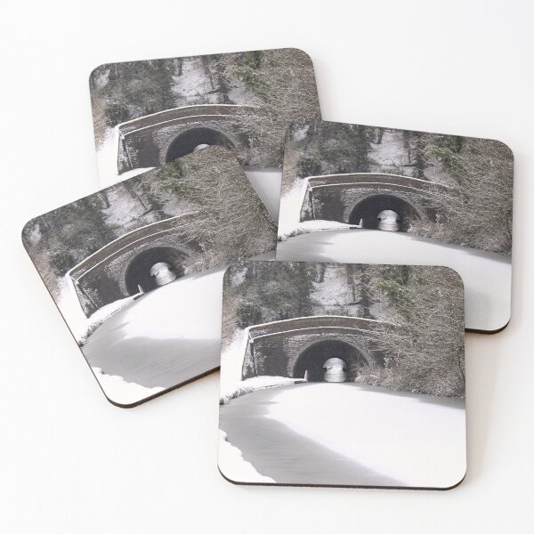 Item preview, Snowing on the canal at Newbold designed and sold by Avril Harris.