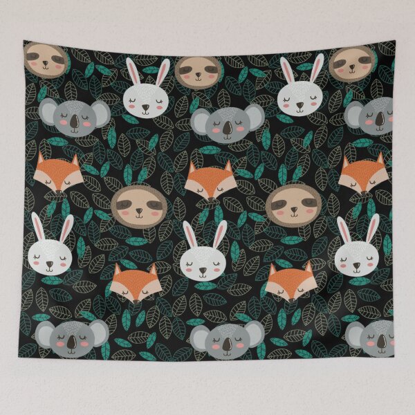 Item preview, Cute animals pattern design designed and sold by Gee Creatives.