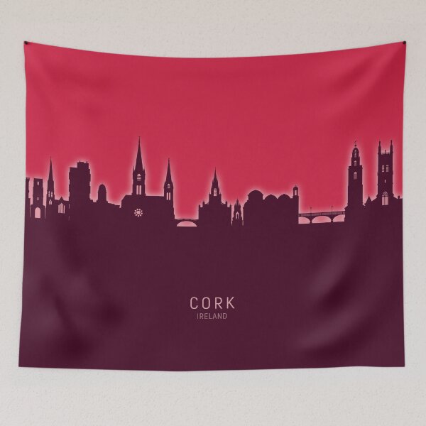 Item preview, Cork Ireland Skyline designed and sold by ArtPrints.