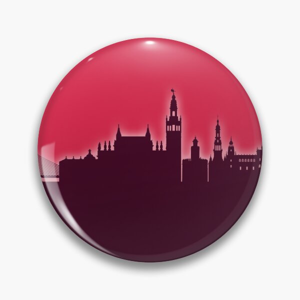 Item preview, Sevilla Spain Skyline designed and sold by ArtPrints.