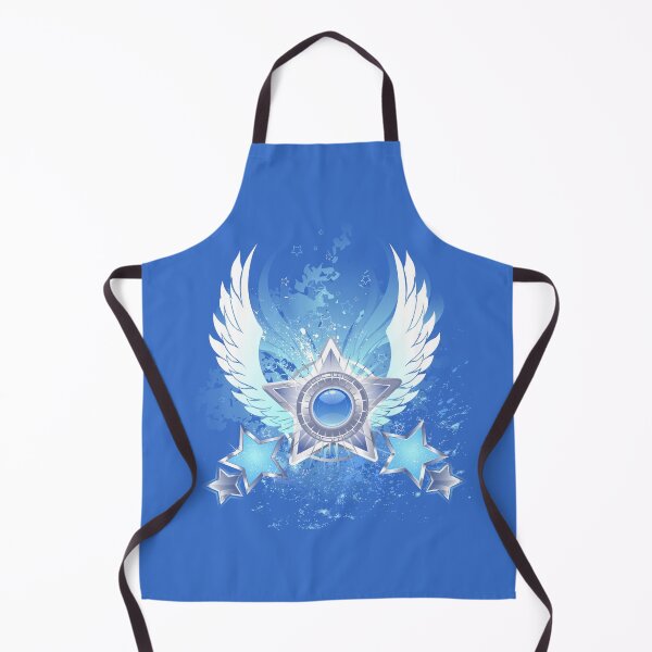 Item preview, Five silver stars on blue background designed and sold by Blackmoon9.