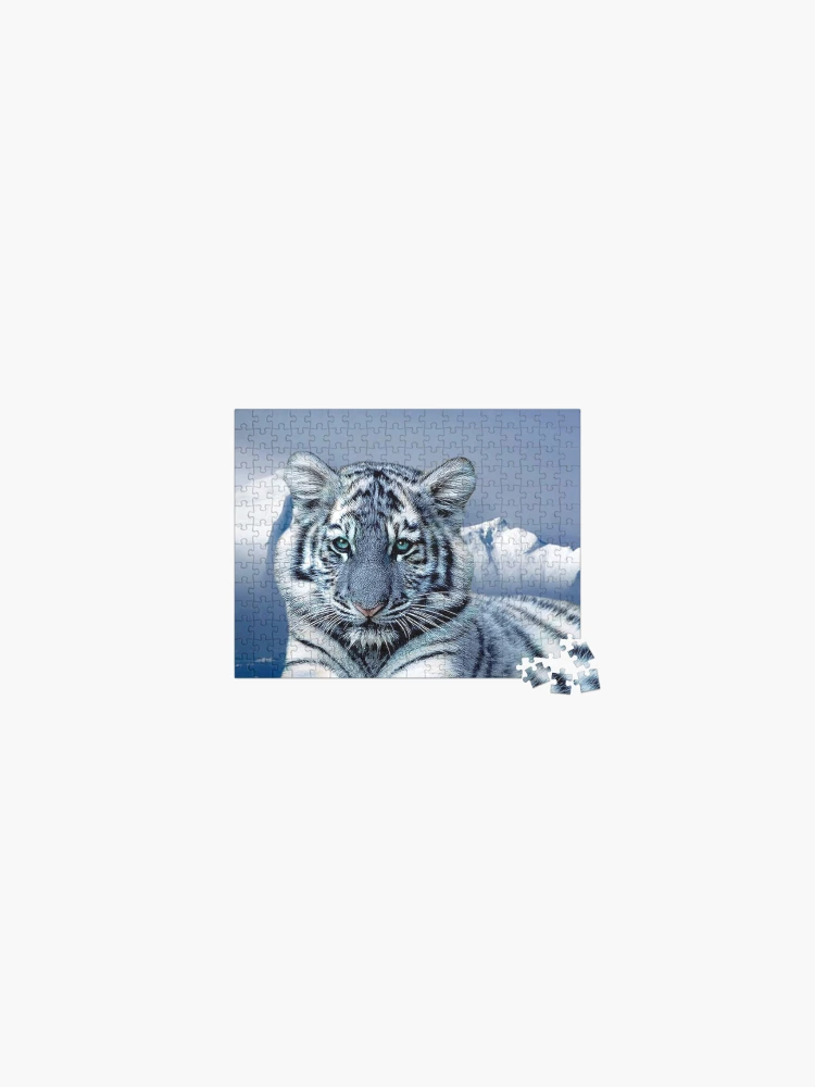 500 Piece Jigsaw Puzzle: White Tiger and Blue dragon Vintage Made outlet in Japan