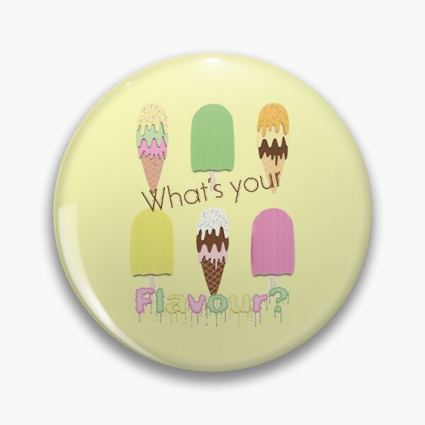 Item preview, What's Your Flavour? Icecream Cones & Icy Pole Pastel Summer Colour Pattern on Warm Sunny Lemon Yellow  designed and sold by Karen McFarland.