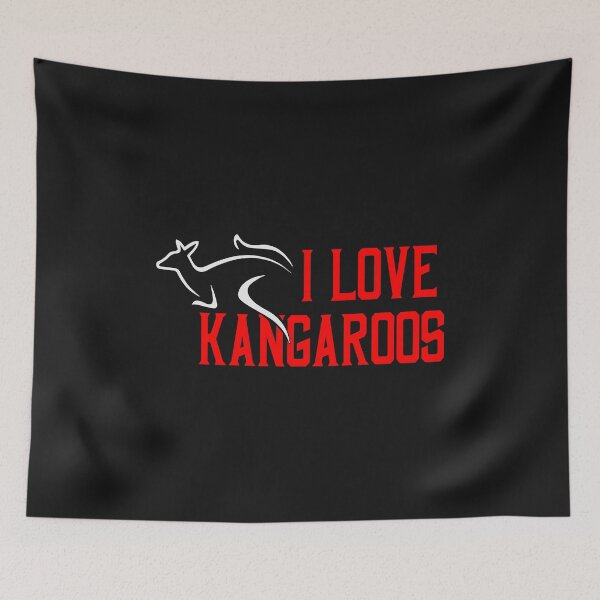 Item preview, I love kangaroos saying designed and sold by Imutobi.