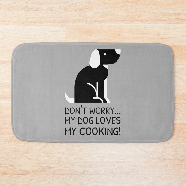 Item preview, Funny Cooking and Dog Meme Black and White designed and sold by quoteology.