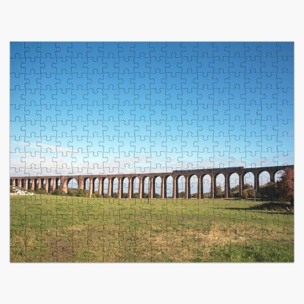 Culloden Viaduct with train Jigsaw Puzzle