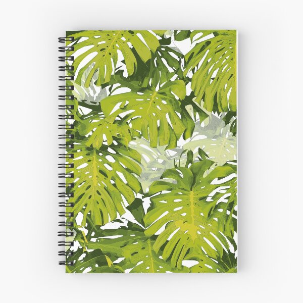 Item preview, Monstera leaf jungle pattern illustration - Philodendron plant leaves background designed and sold by ohaniki.