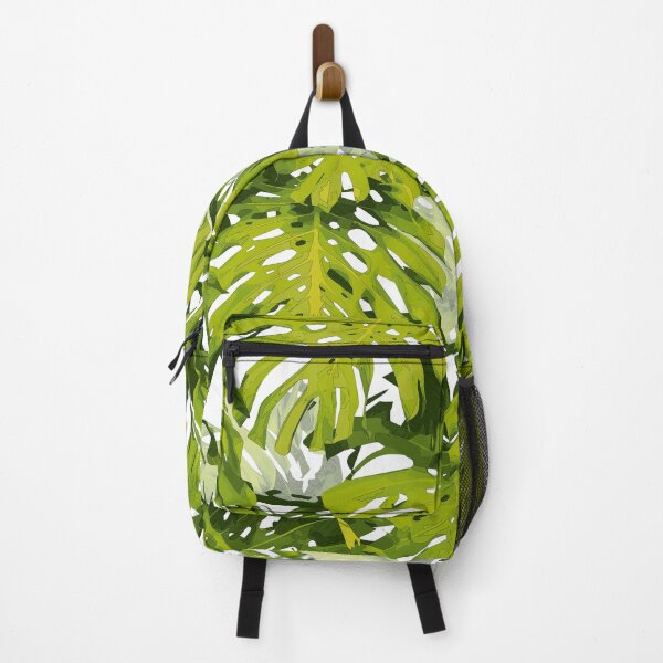 Item preview, Monstera leaf jungle pattern illustration - Philodendron plant leaves background designed and sold by ohaniki.