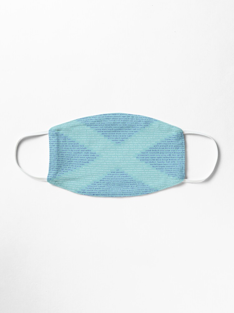 Alternate view of Gaelic Words in a Saltire Mask