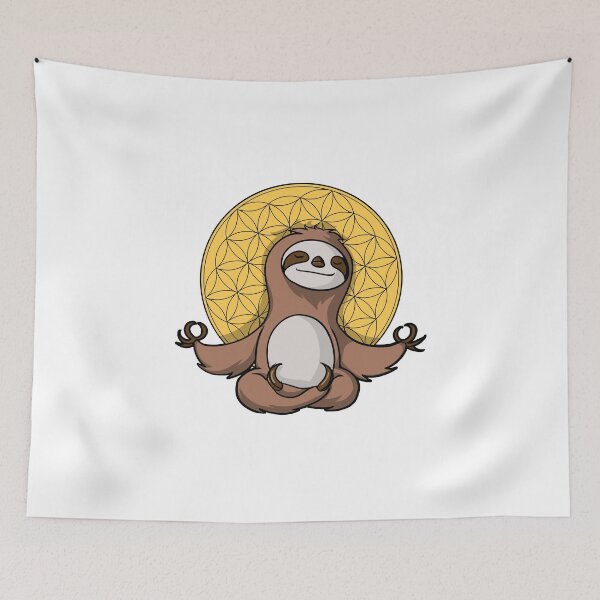 Item preview, Sloth Zen Meditation designed and sold by underheaven.