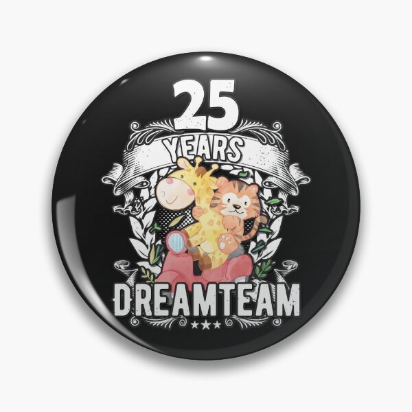 Item preview, 25 year - Dreamteam silver wedding designed and sold by Cutebutfunny.
