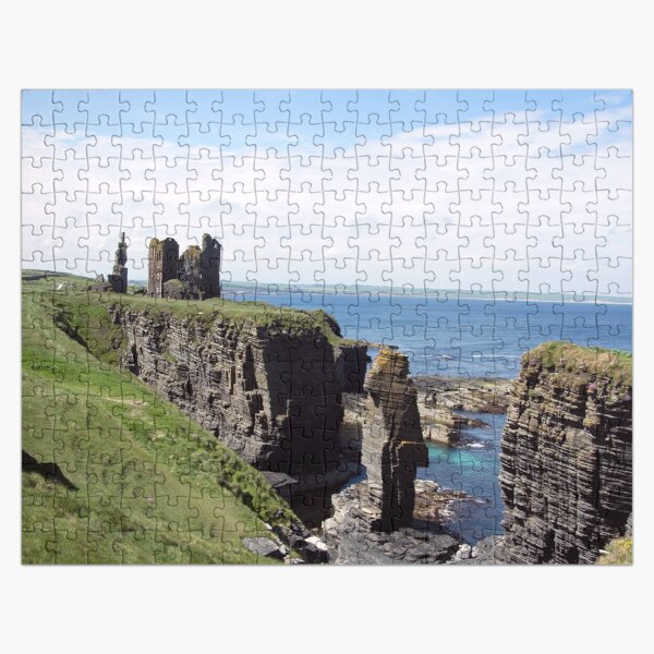 Seastacks and Ruined Castle Jigsaw Puzzle