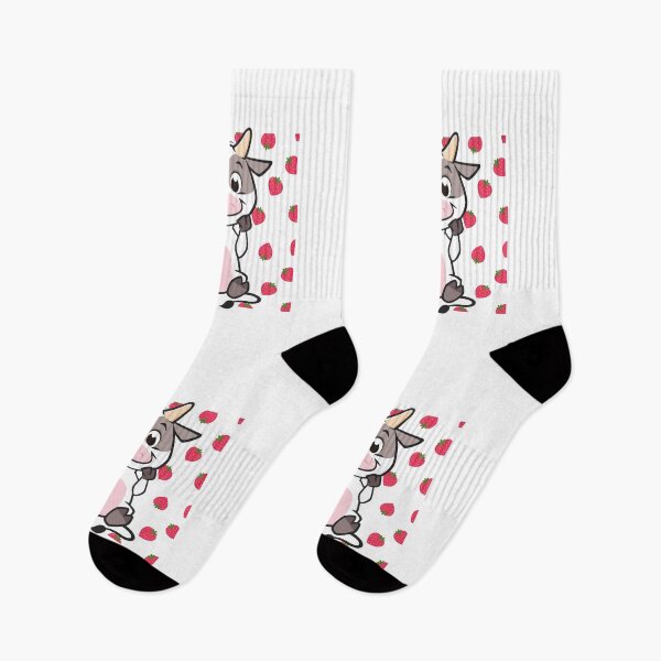 Item preview, Strawberry Cow Pink strawberry rain designed and sold by OneTimeEngineer.