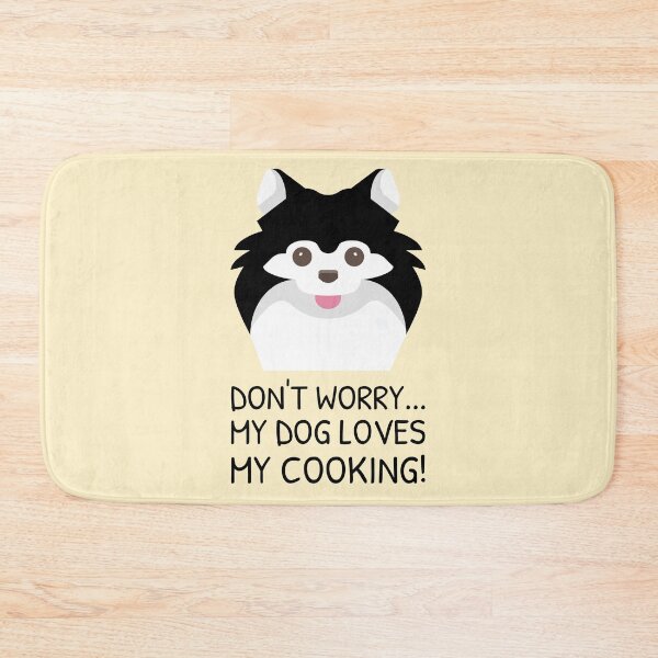 Item preview, Cooking and Dog Meme Chubby Black and White designed and sold by quoteology.