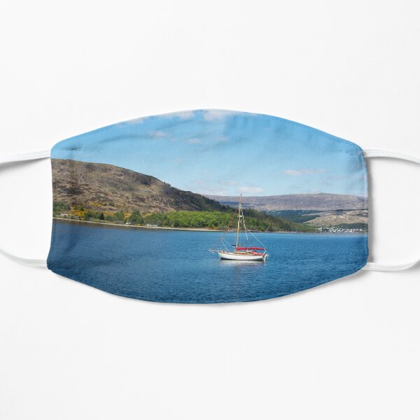 Boat on Loch Linnhe Flat Mask