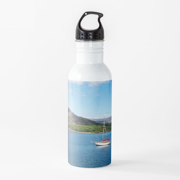 Boat on Loch Linnhe Water Bottle