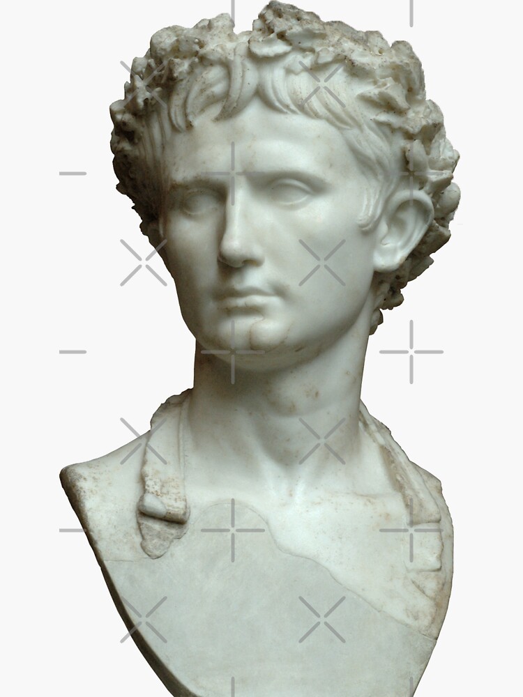 Pegatina « quien fue el primer emperador del imperio romano.» de