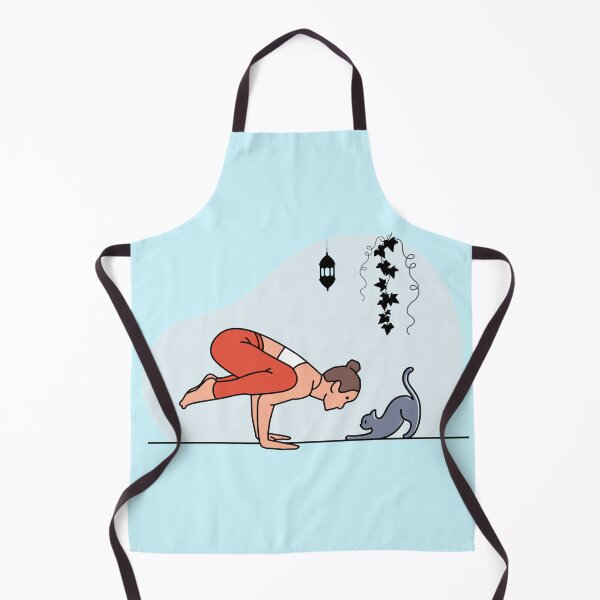 Item preview, YOGA WITH CAT Crow Pose designed and sold by Trio's Stuff.