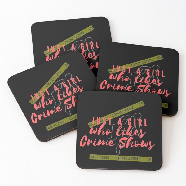 Item preview, Just A Girl Who Likes Crime Shows designed and sold by BetterDesigns4U.