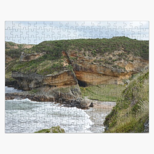 First Glimpse of Clashach Cove, Moray Jigsaw Puzzle