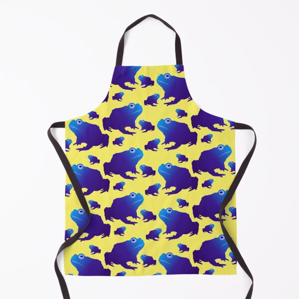 Item preview, Blue Toad Pattern (on yellow) designed and sold by Davey's Designs.