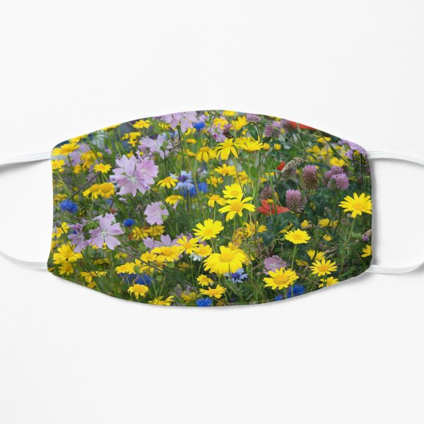 Closeup on Wildflowers Mask