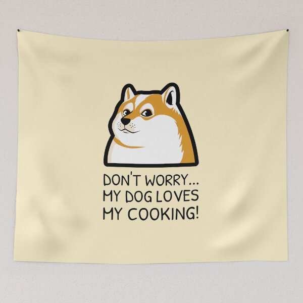 Item preview, Cooking and Dog Meme Fat Chubby Corgi designed and sold by quoteology.