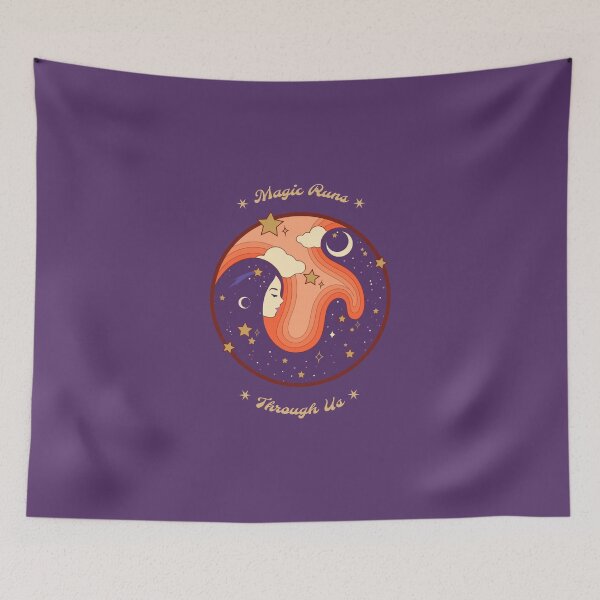 Item preview, Magic runs through us Cursed Nimue purple designed and sold by ephimeral.