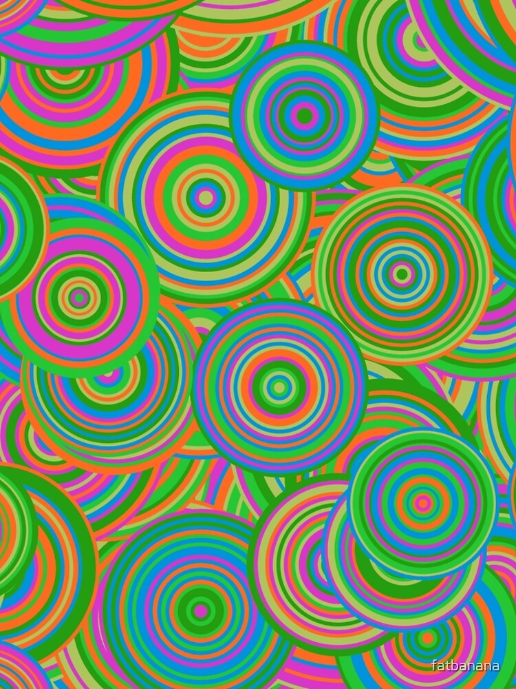 Psychedelic 60's Circles by fatbanana