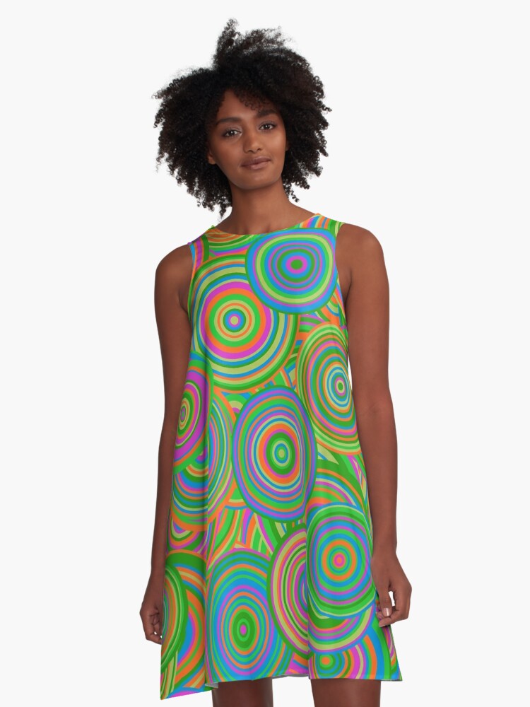 psychedelic dress 60s