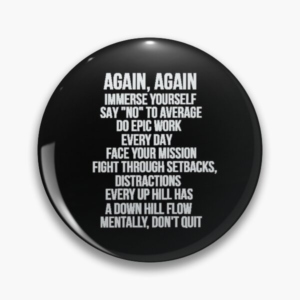 Item preview, Again, again, keep working on your goals designed and sold by Cupideros.
